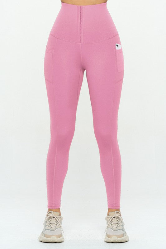Corset leggings Soft Body Shaper with Pockets