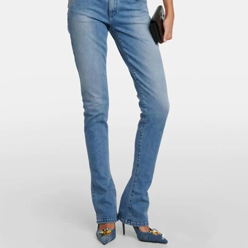 INS New Size 34-43 Fashion Denim Women Heel Pumps Sexy Heel Shoes Party Weeding Shoes Luxury Shoes For Women