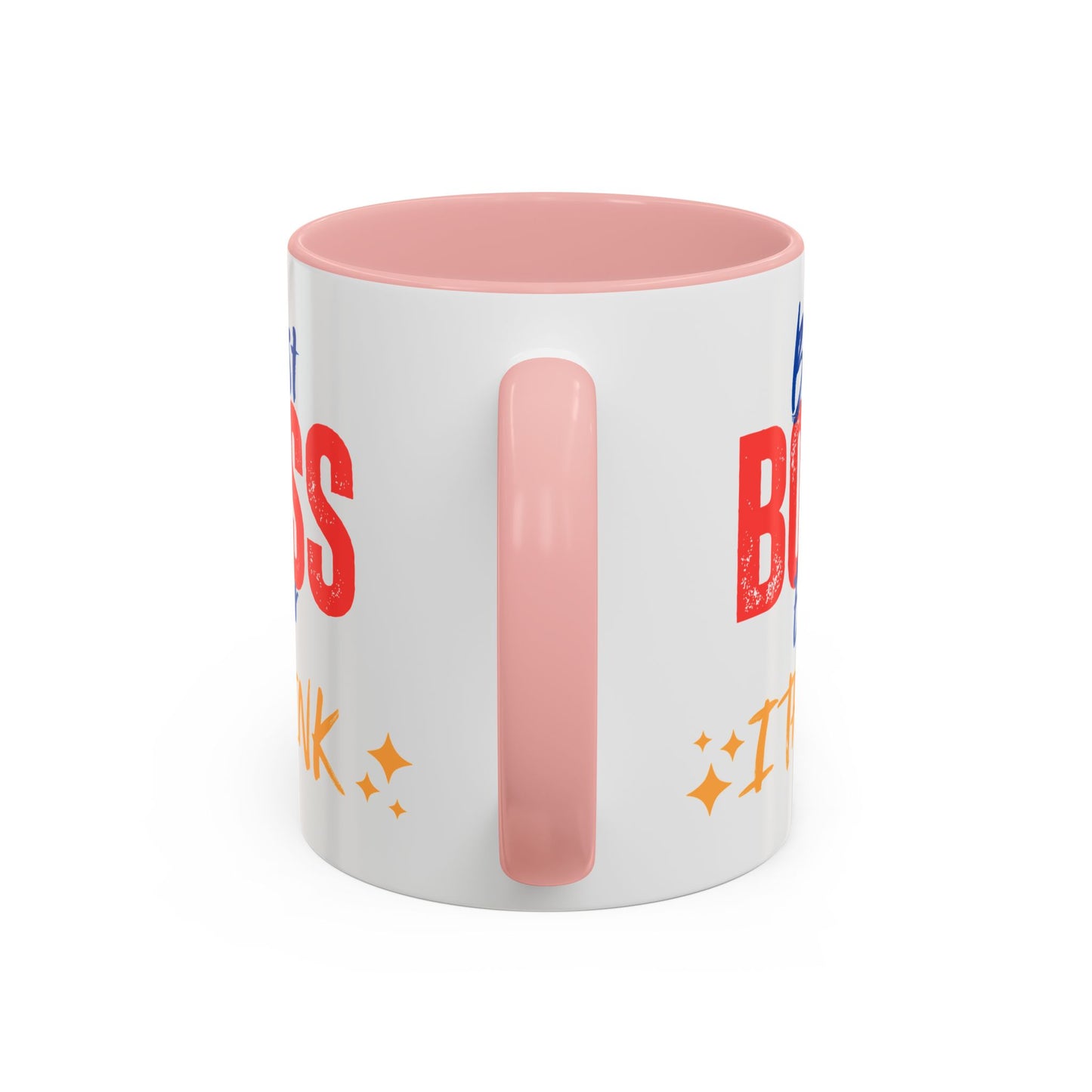 Best Boss Ever Accent Coffee Mug - Perfect Gift for Boss's Day, Office Decor, Motivational Drinkware, Fun Coffee Cup