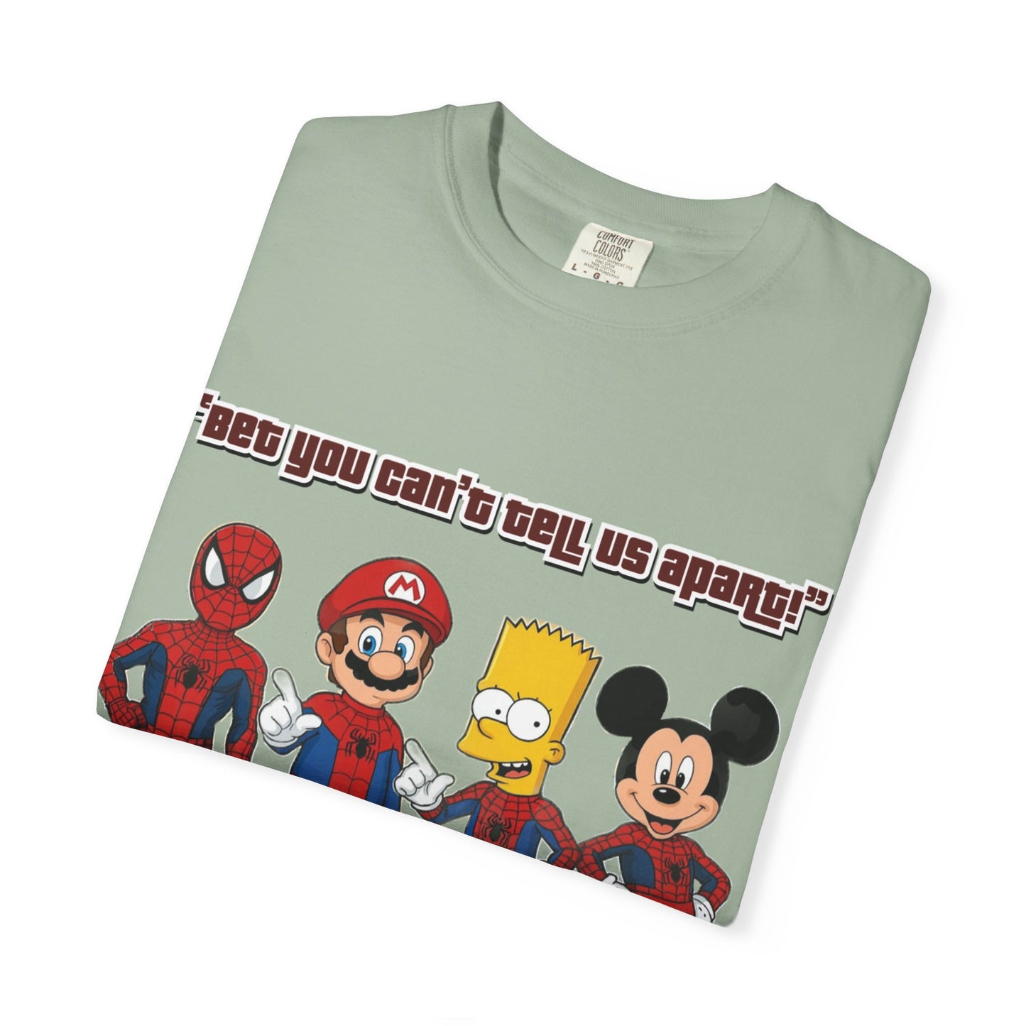 Funny Guess Cartoon Tribute Unisex T-Shirt, Fun Graphic Tee, Perfect Gift for Kids & Adults, Family Bonding, Birthday, Casual Wear