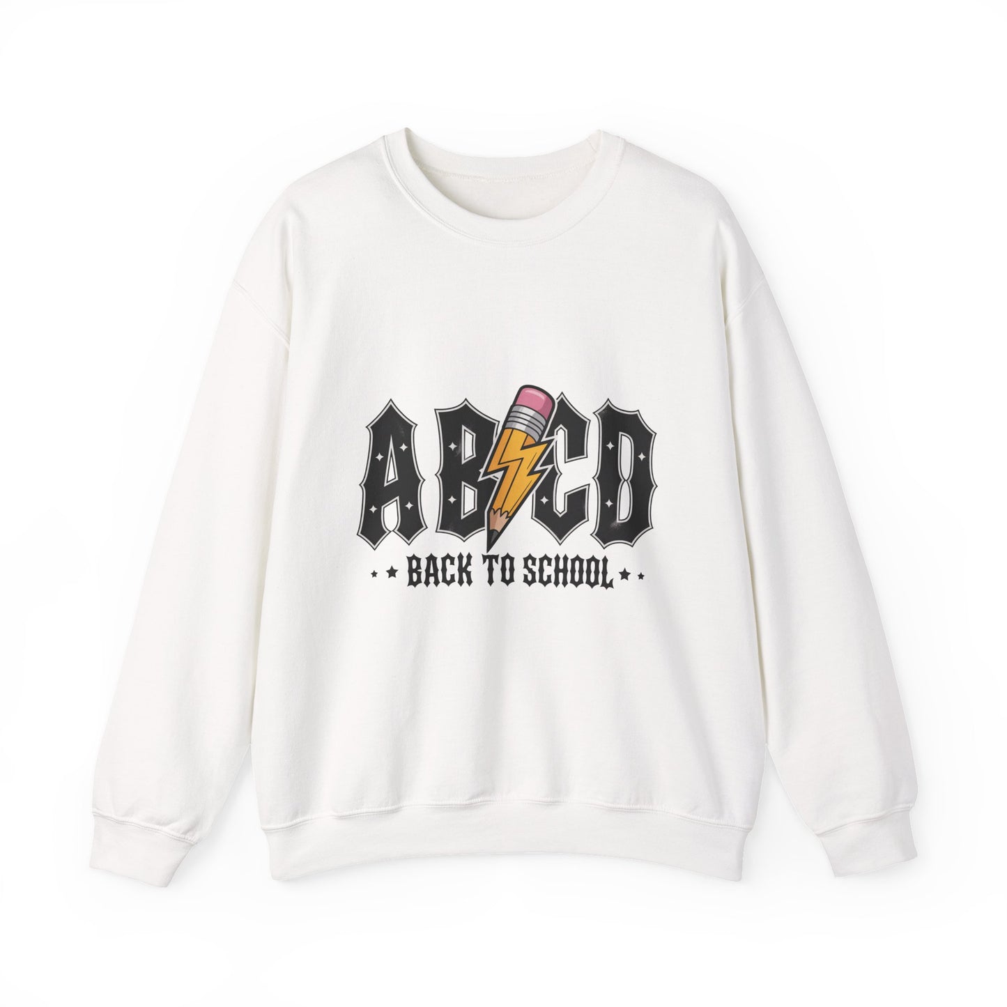 Back to School Crewneck Sweatshirt, Unisex Sweatshirt, Lightweight Sweater, School Apparel, Teacher Gift, Trendy Fashion