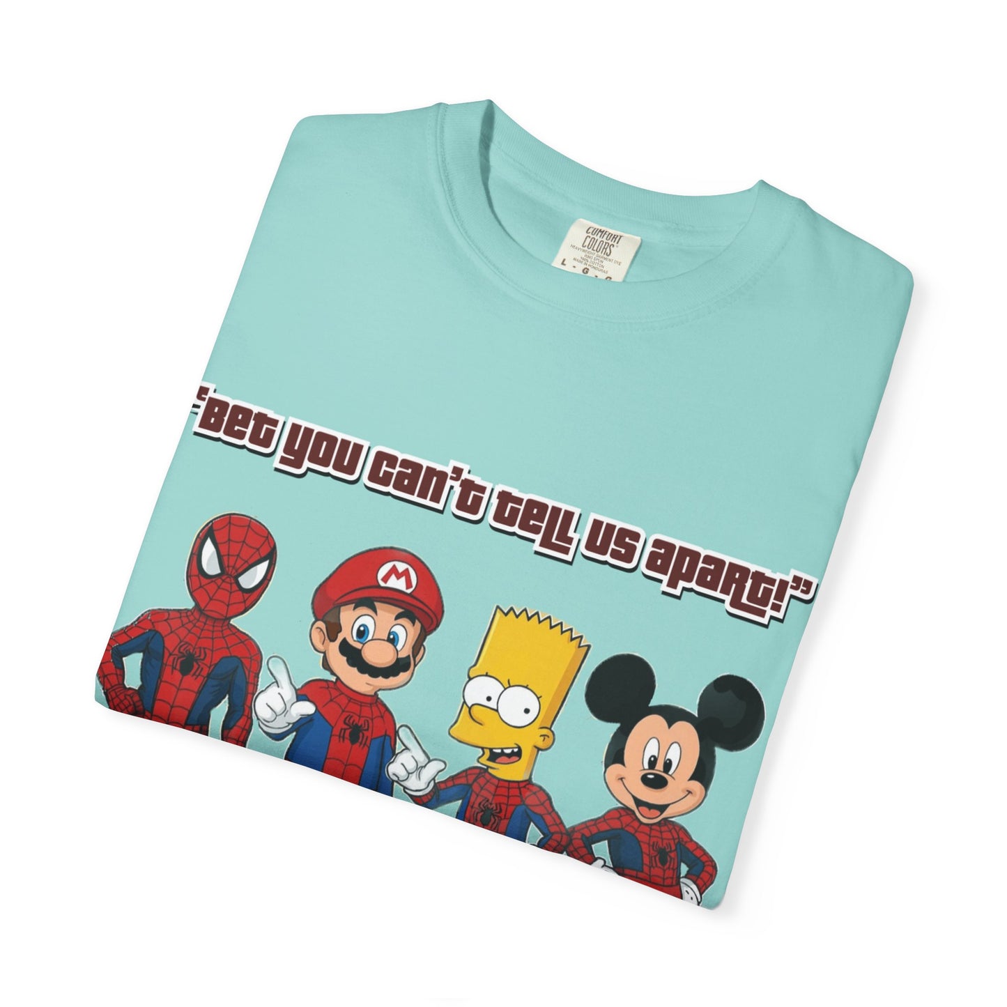 Funny Guess Cartoon Tribute Unisex T-Shirt, Fun Graphic Tee, Perfect Gift for Kids & Adults, Family Bonding, Birthday, Casual Wear