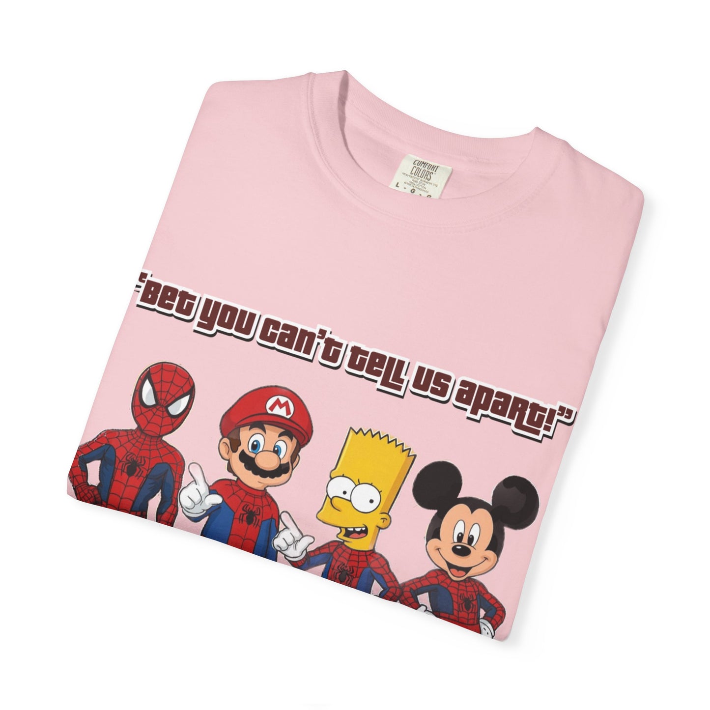 Funny Guess Cartoon Tribute Unisex T-Shirt, Fun Graphic Tee, Perfect Gift for Kids & Adults, Family Bonding, Birthday, Casual Wear