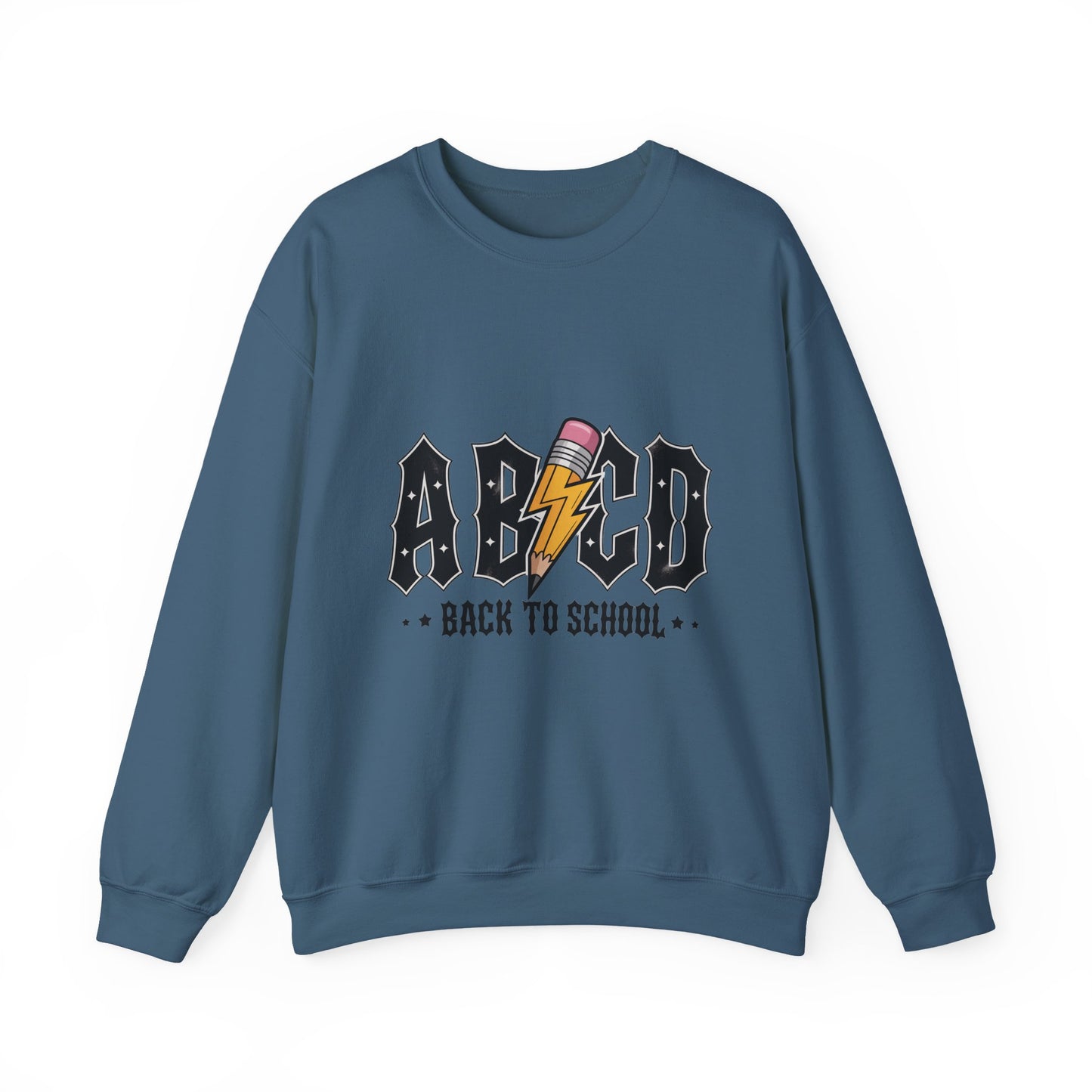 Back to School Crewneck Sweatshirt, Unisex Sweatshirt, Lightweight Sweater, School Apparel, Teacher Gift, Trendy Fashion