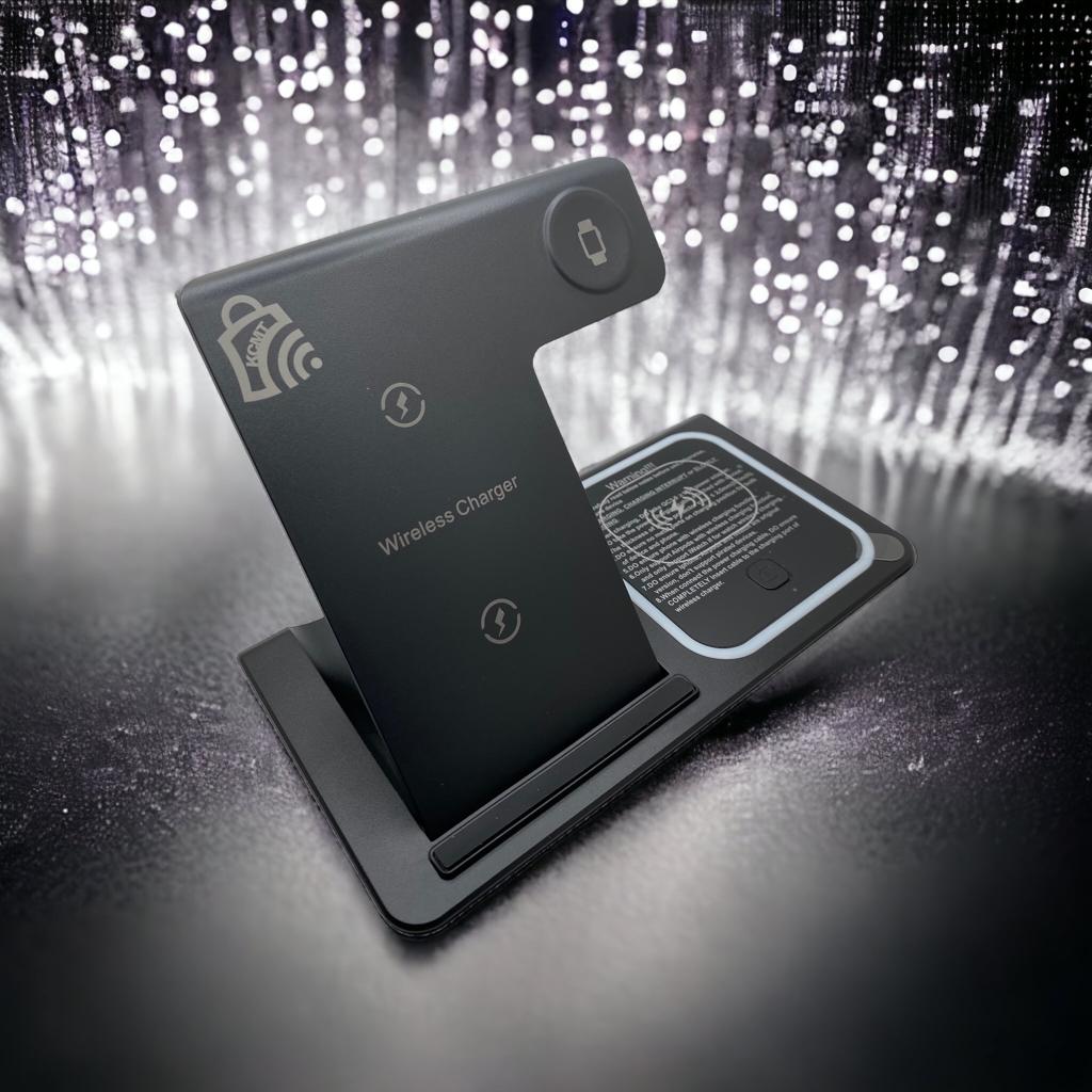 KCMT 3-IN-1 Wireless Charger (Foldable)