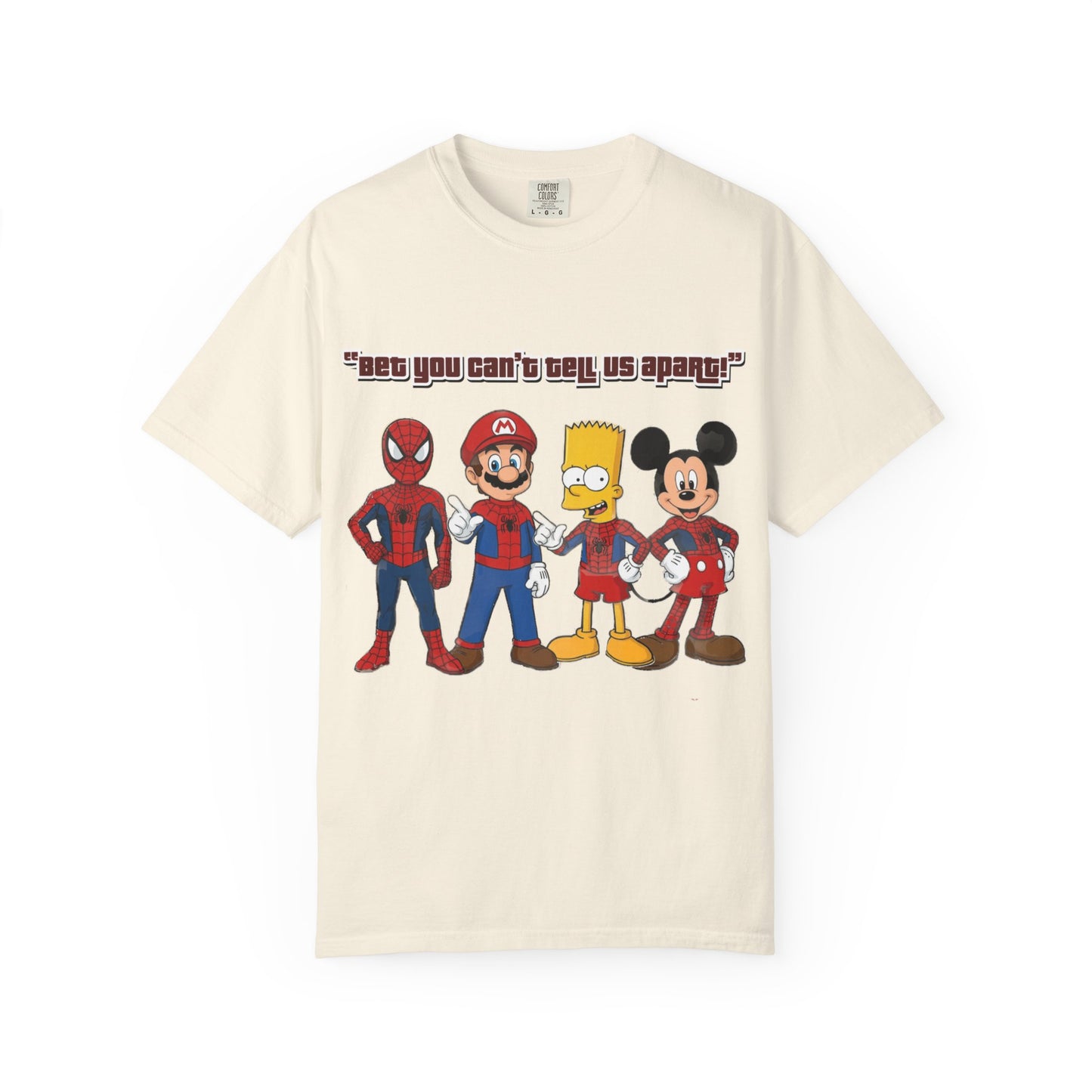 Funny Guess Cartoon Tribute Unisex T-Shirt, Fun Graphic Tee, Perfect Gift for Kids & Adults, Family Bonding, Birthday, Casual Wear