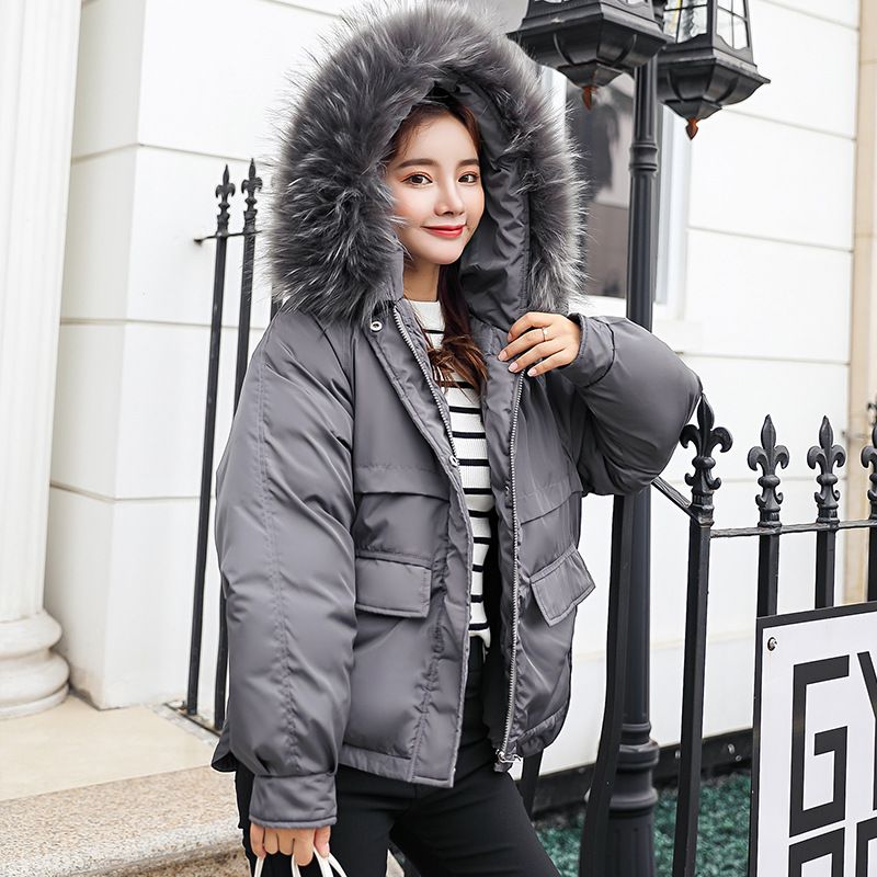 New Arrival Down Jacket Winter Jacket Women Single Full Slim Hair Cotton-padded Clothes Big Jacket Coat