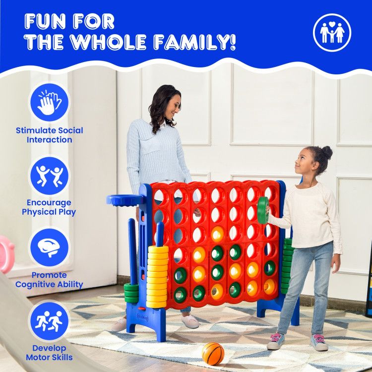 2.5 Feet 4-to-Score Giant Game Set