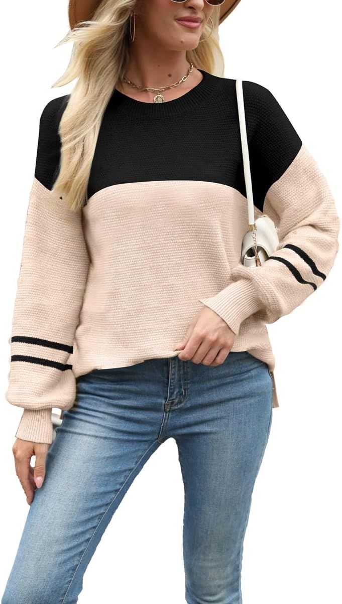 Womens Oversized Long Sleeve Sweaters